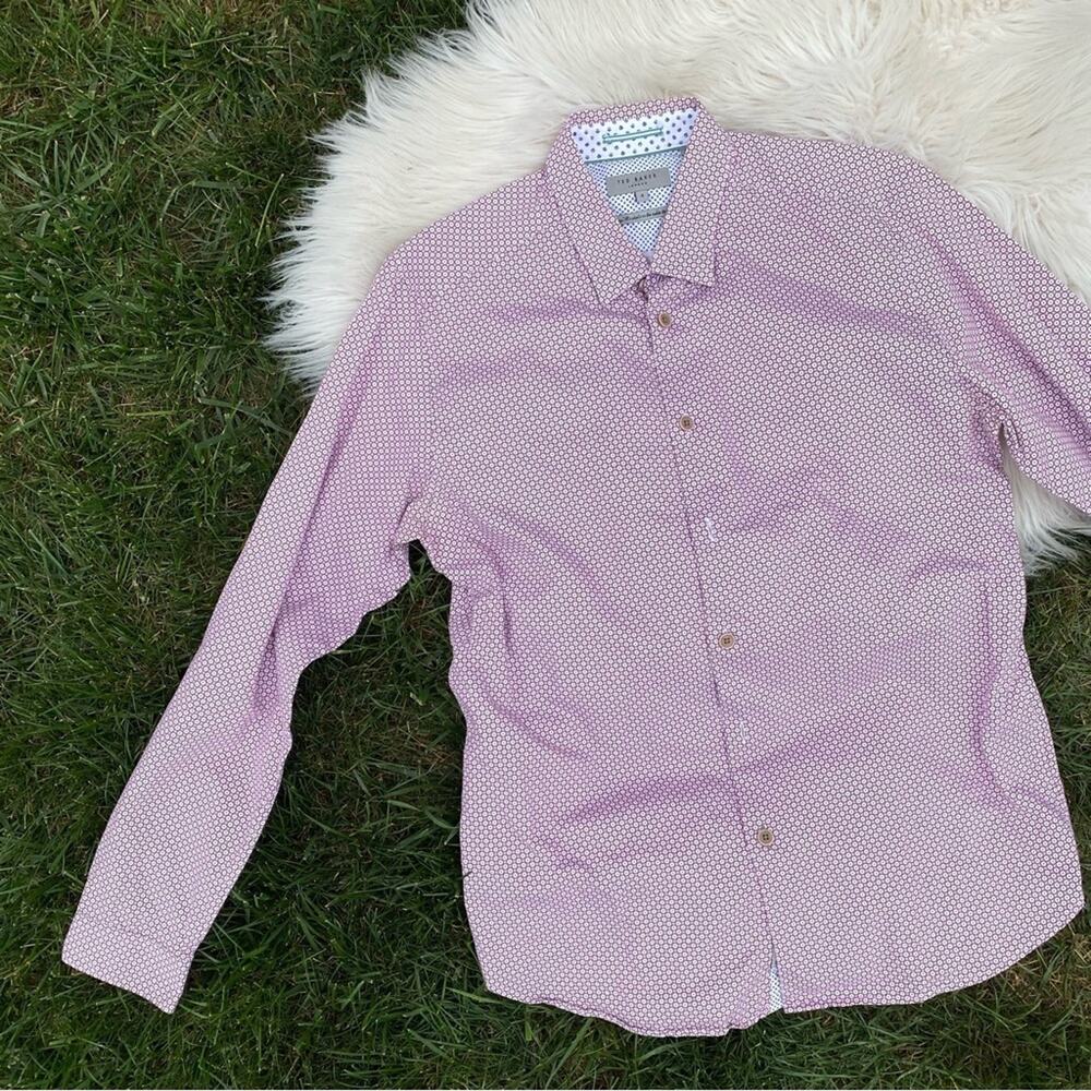 Ted baker button down slim 4 large